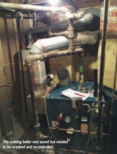 steam heating system renovation