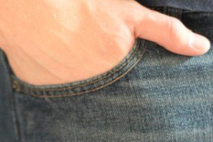 hand in pocket