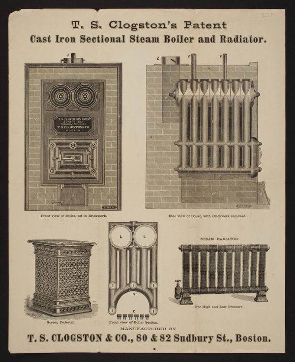 clogston radiator patent
