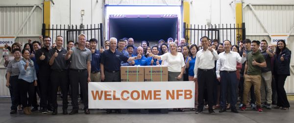 Navien Welcomes The First Shipment of NFB Fire Tube Boilers 18 0918