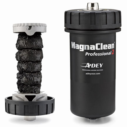Adey MagnaCleanPro2 filter with sludged magnet