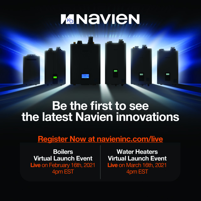 Navien Announces Virtual Launch Events