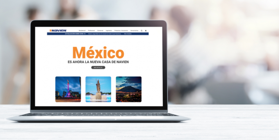 Navien Mexico website