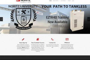 Noritz EZTR40 Training Screen