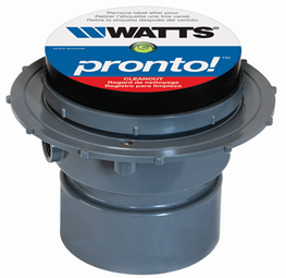 Watts Pronto PVC Adjustable Cleanout