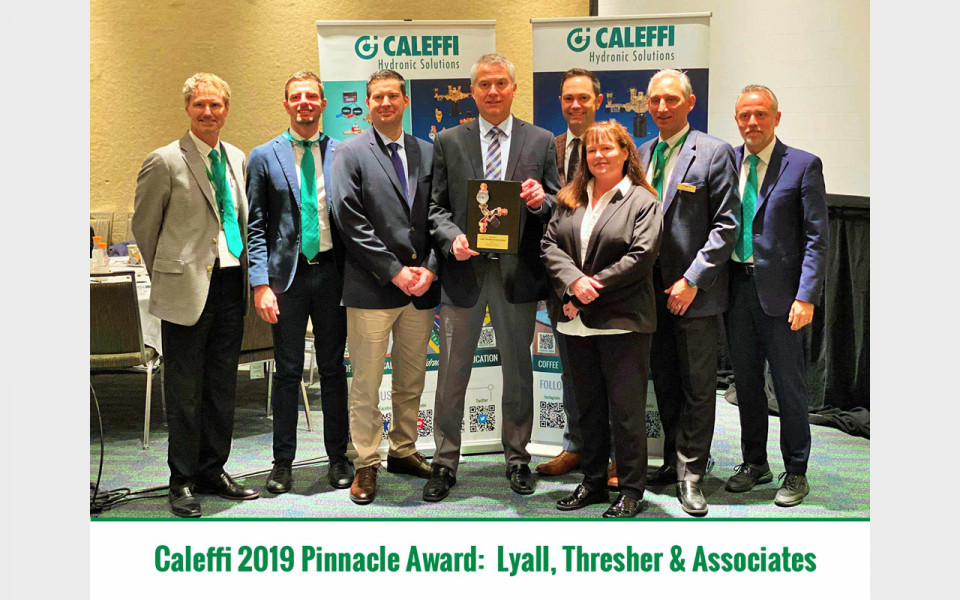caleffi pinnacle award