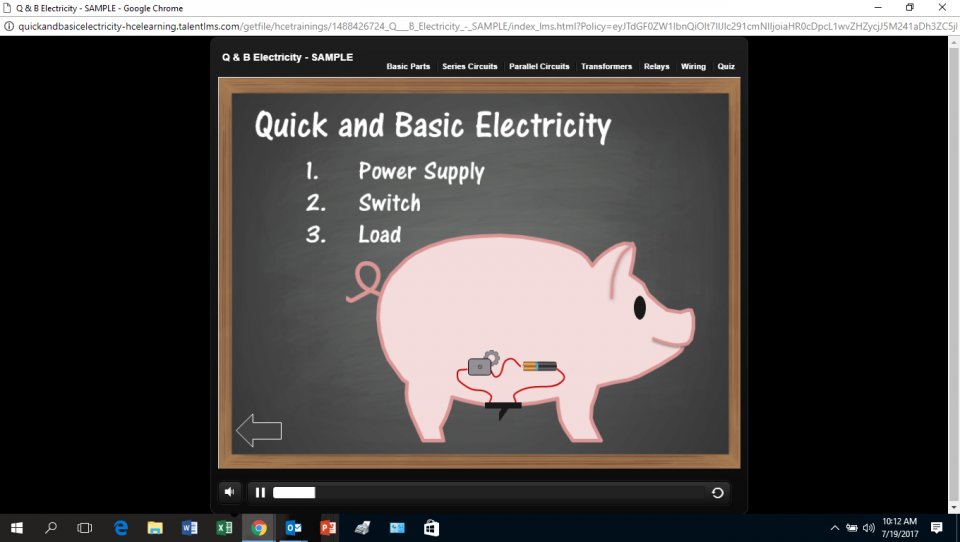 carol fey quick and basic electricity online training