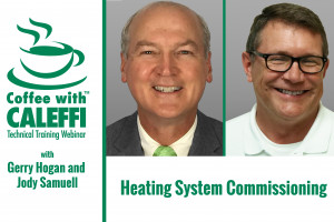 coffee with caleffi heating system commissioning