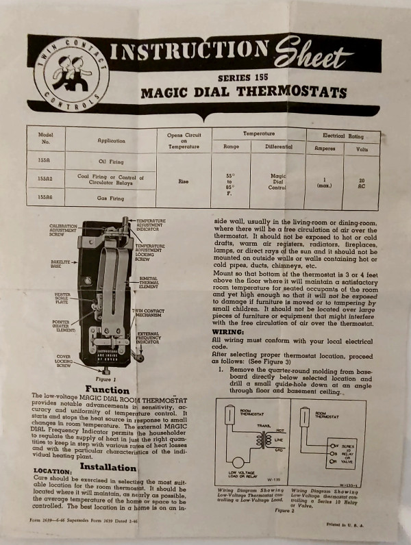 Perfex Thermostat Manual